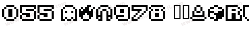 055 CAI978 常规(TrueType)字体转换